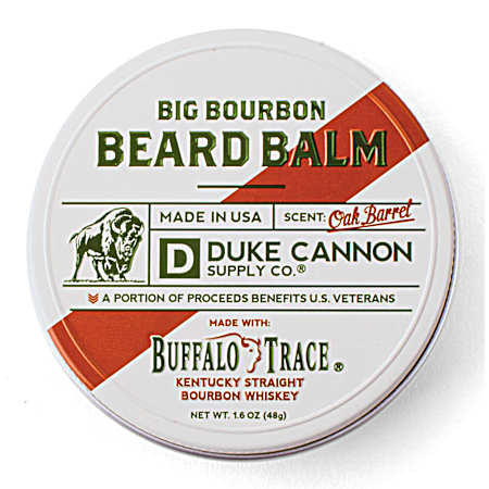 1.6 oz Big Bourbon Oak Barrel Beard Balm