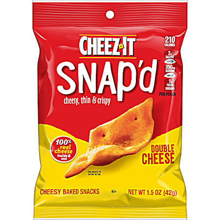 Snap'd Double Cheese Crackers