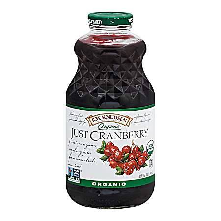 32 oz Organic Just Cranberry Juice