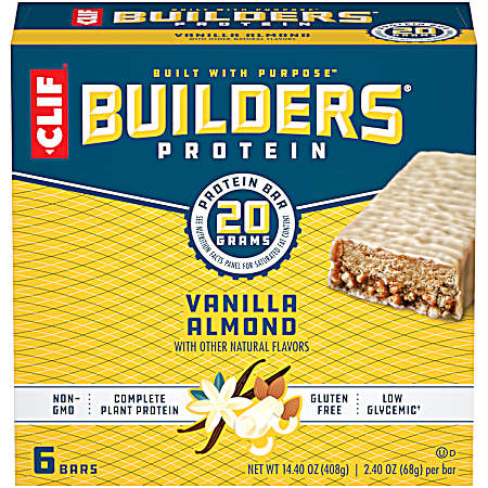 Vanilla Almond Energy Bars - 6 pk