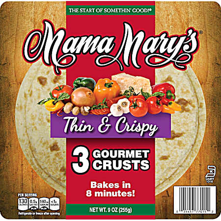 9 oz Thin & Crispy Pizza Crust - 3 pk