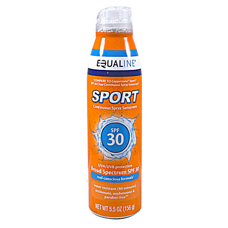 5.5 oz SPF30 Sport Continuous Spray Sunscreen Reef-Conscious Formula