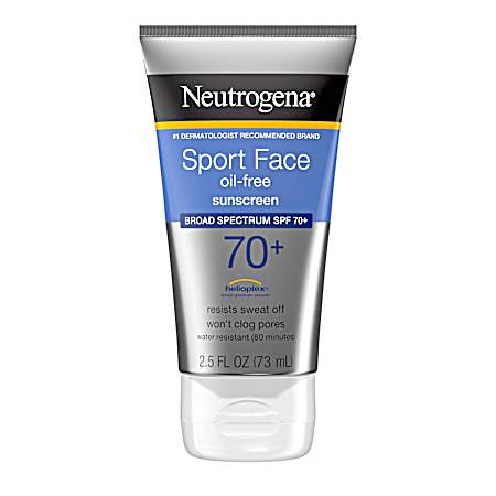 2.5 oz Sport Face Oil-Free Lotion Sunscreen