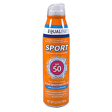 5.5 oz SPF50 Sport Continuous Spray Sunscreen Reef-Conscious Formula