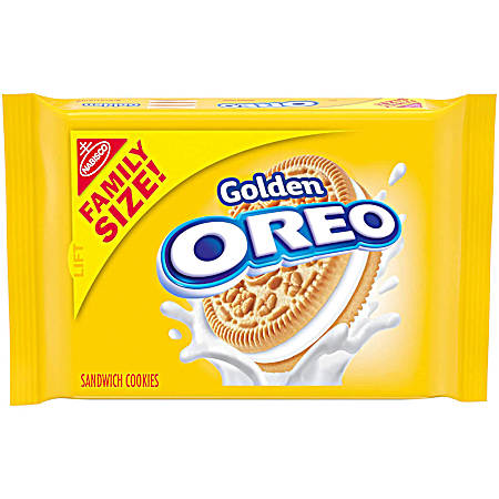 19.1 oz Family Size Oreo Golden Sandwich Cookies
