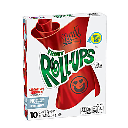Strawberry Fruit Roll-Ups - 10 Ct