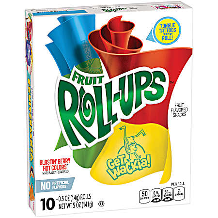 Blastin Berry Fruit Roll-Ups - 10 Ct