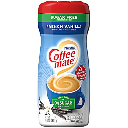 10.2 oz Sugar Free French Vanilla Powdered Creamer