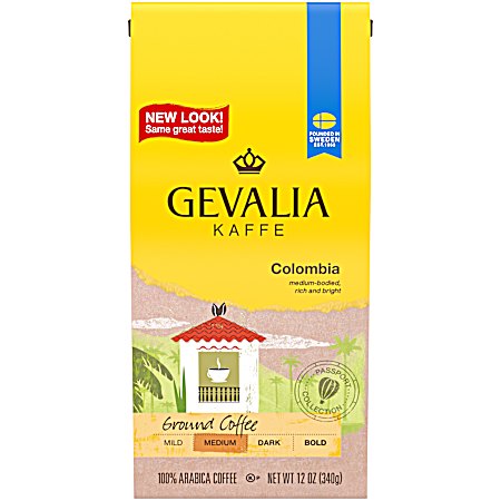 12 oz Columbia Medium Roast Ground Coffee