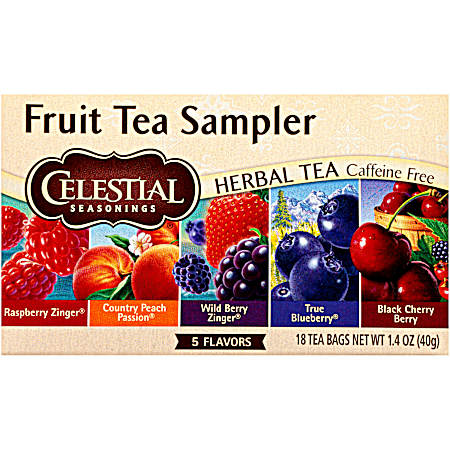 Fruit Sampler Herbal Tea - 18 Ct