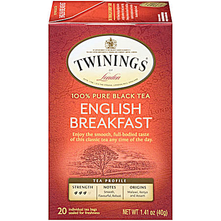 English Breakfast Tea - 20 ct