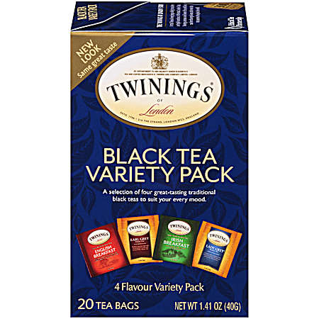 Black Tea Variety Pack - 20 ct