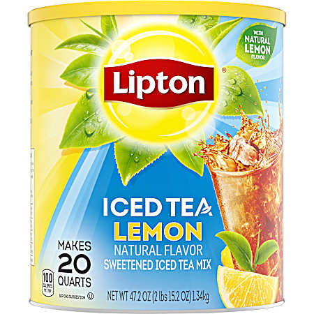 47.2 oz Sweetened Lemon Iced Tea Mix
