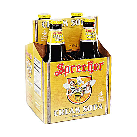 16 oz Craft Cream Soda - 4 pk