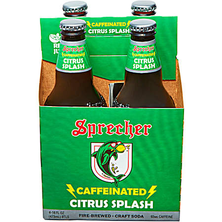 16 oz Citrus Splash Soda - 4 pk
