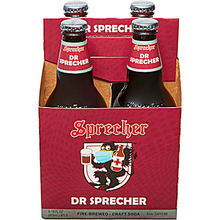 16 oz Dr. Sprecher Soda - 4 pk