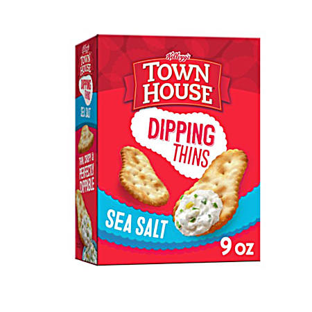 Town House 9 oz Sea Salt Dipping Thins Crackers