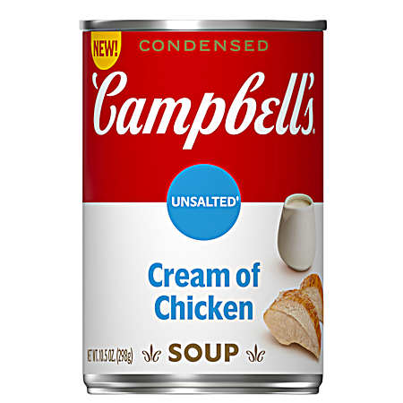 10.5 oz Unsalted Cream of Chicken Condensed Soup