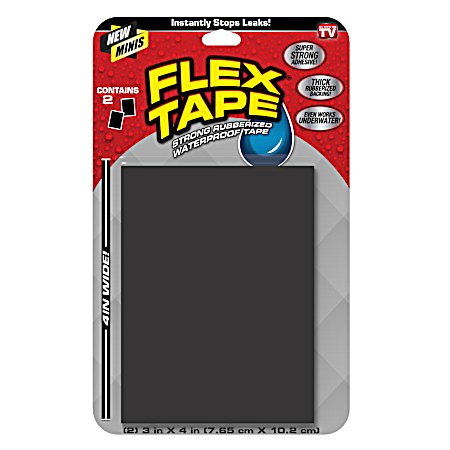 Black Rubberized Mini Tape