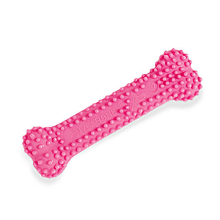 Teething Chicken Flavor Pink Puppy Chew Toy