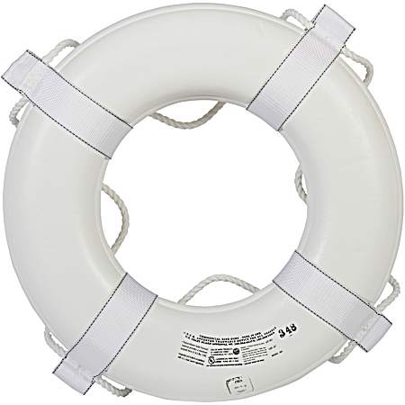 20 in White Life Ring