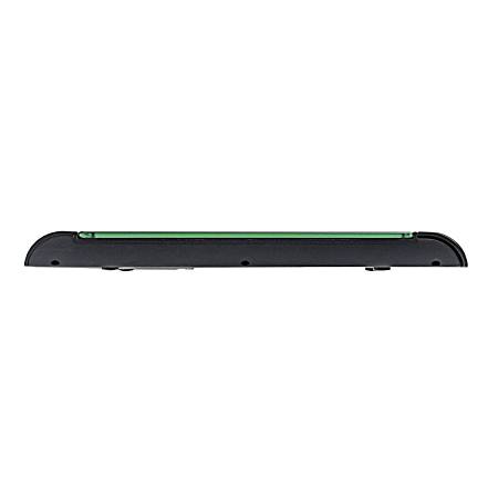 High-Capacity Black Glass Kitchen Scale