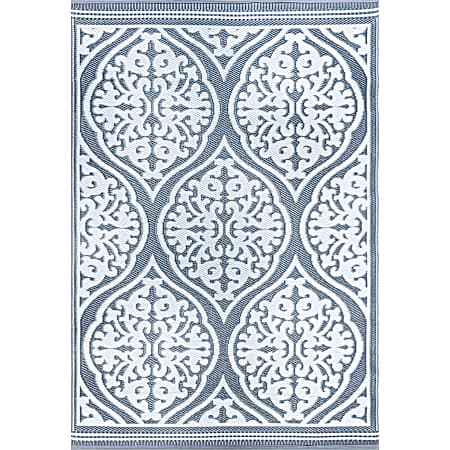 5 ft x 7 ft Rio Collection Grey Outdoor Rug