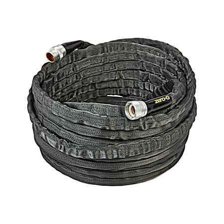 Zero-G 5/8 In Black Fiber Garden Water Hose
