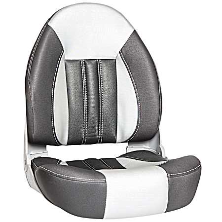 ProBax Charcoal/Gray Ergonomic Boat Seat
