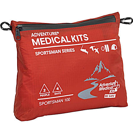 Sportsman 100 Red First-Aid Medical Kit