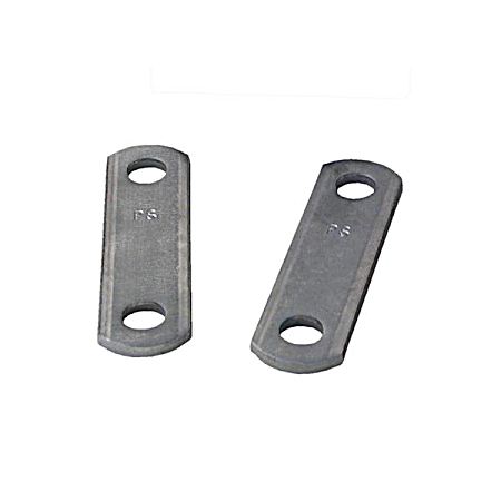 Unpainted Center Hole Steel Shackle Straps