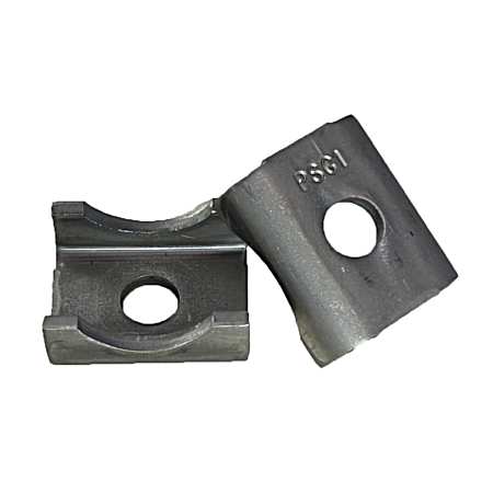 2,000 lb Unpainted Weld-On Spring Steel Seat