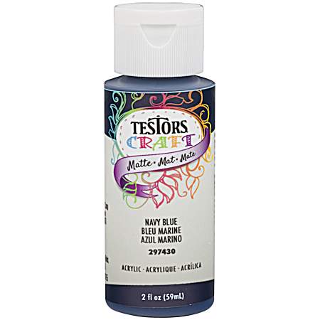 Acrylic Matte Paint - Navy Blue