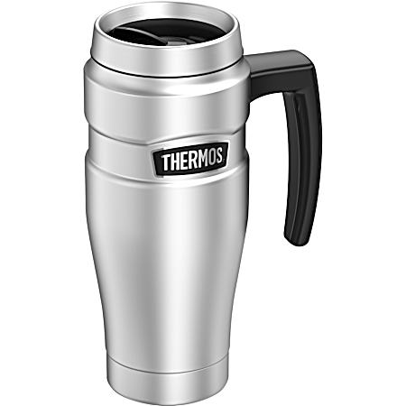 Stainless King 16 oz Silver Stainless Steel Travel Mug