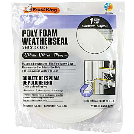 Poly Foam Weatherseal