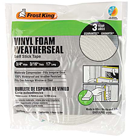 Vinyl Foam Weatherseal