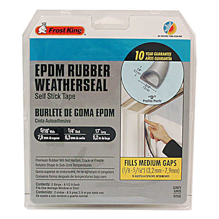 EPDM D-Section Rubber Weatherseal Tape