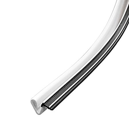 3/4 in x 1/2 in x 7 ft White Elite Choice Door Weatherseal Replacement
