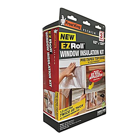 EZ Roll 3 Pc Clear Window Insulation Shrink Kit
