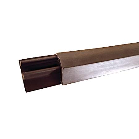 60 in Brown Self-Stick Framing Snap Track Strips for Indoor Windows
