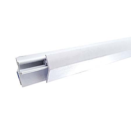 60 in White Self-Stick Framing Snap Track Strips for Indoor Windows