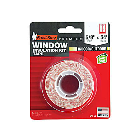 5/8 in x 54 ft Clear Extra Strength Double-Sided Shrink Mounting Tape