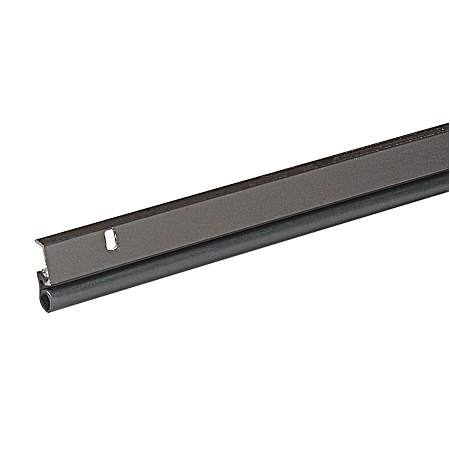 3/4 in x 17 ft Aluminum Black & Vinyl Adjustable Screw-On Door Set