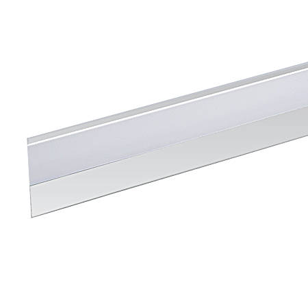 1-1/2 in x 36 in Clear Self-Stick Door Bottom