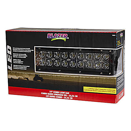 14 in Black LED Light Bar