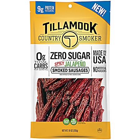 10 oz Zero Sugar Spicy Jalapeno Smoked Sausages