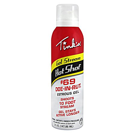 5 oz Hot Shot #69 Doe-In-Rut Gel Stream Buck Lure