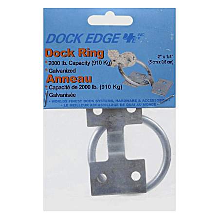 2 in Galvanized Dock Ring