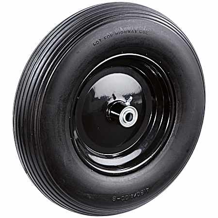 16 in No-Flat Wheelbarrow Tire & Assembly