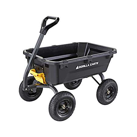 7 cu. ft. Heavy-Duty Poly Yard Dump Cart